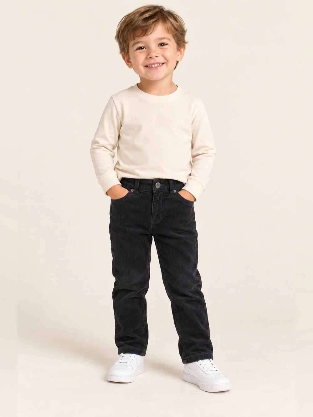 The Children’s Place Boys Black Corduroy Pants 3T